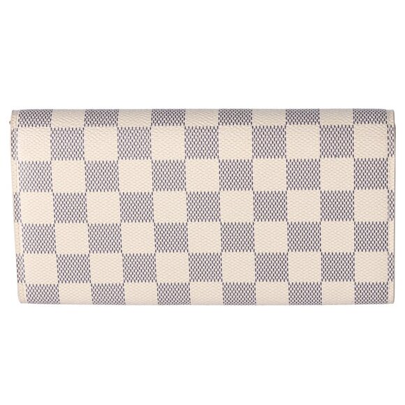 Louis Vuitton Sarah Wallet Monogram Vivienne Fuchsia Pink Damier Azur - Picture 2 of 5